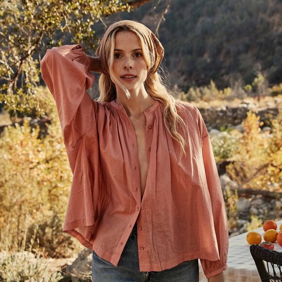 Doen Jane Blouse in Petal - Picture 1 of 11